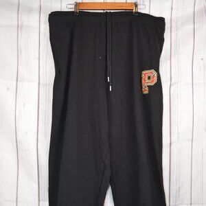 Victoria Secret PINK Sweatpants Ivy Fleece Plaid Print Logo Size XXL NWT